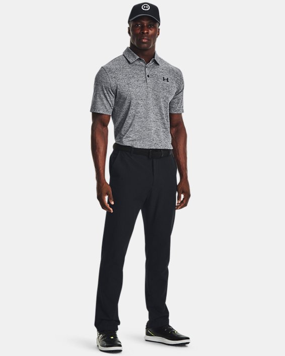 เสื้อโปโล UA Playoff 3.0 สำหรับผู้ชาย in Black image number 2